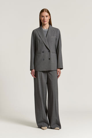 Blazer cruzado de lana bistretch