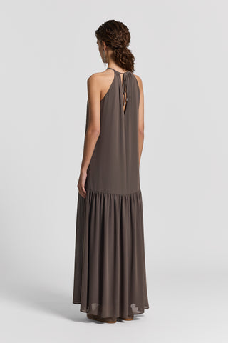 Long georgette dress