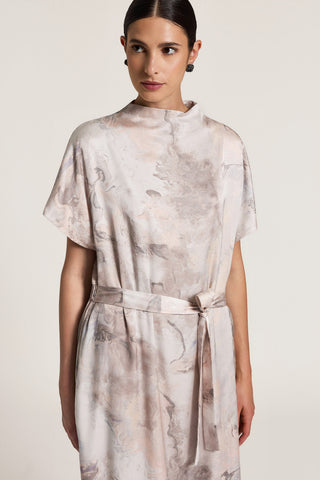 Fluid viscose dress