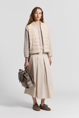 Water-repellent down vest