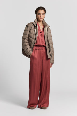 Water-repellent down vest