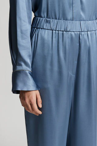 Viscose satin trousers