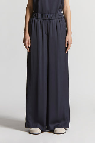 Viscose satin trousers