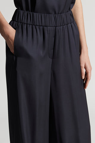 Viscose satin trousers