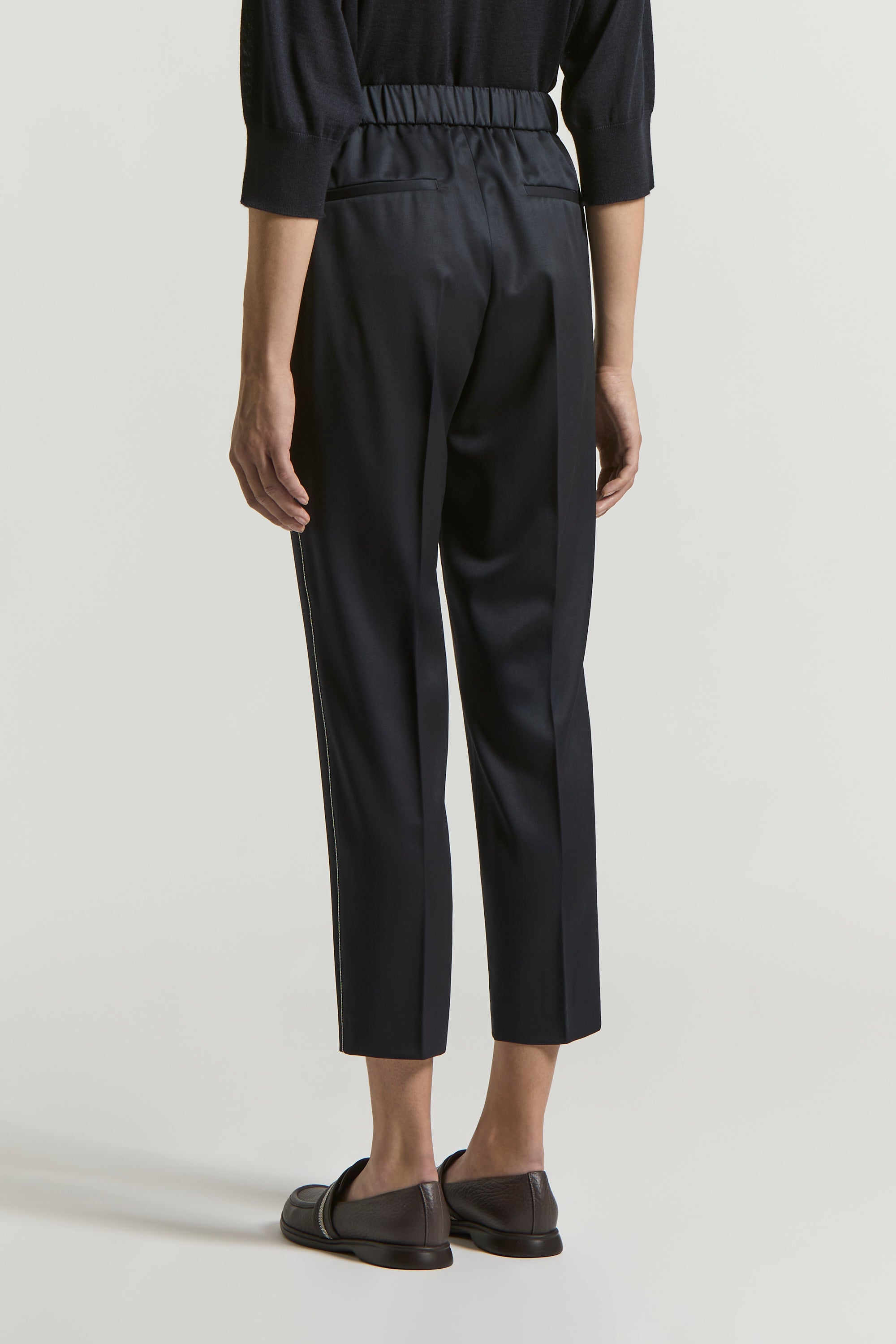 パンツ Peserico Silk Wool Pants Compact pure cotton yarn trousers | Peserico US