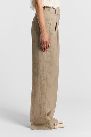 Technical organza trousers