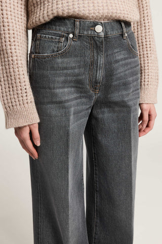 Jeans aus festem Baumwoll-Twill