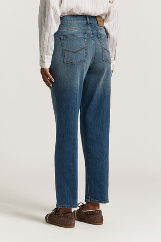 Denim de sarga de algodón elástico