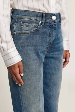 Denim de sarga de algodón elástico