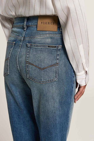 Denim de sarga de algodón elástico