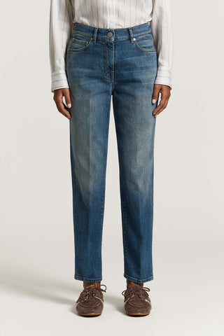 Denim de sarga de algodón elástico