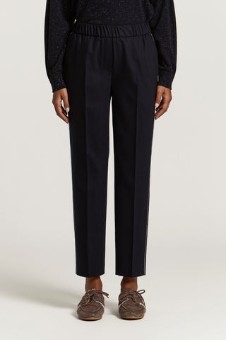 Wool and cashmere trousers