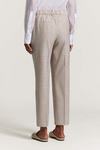 Viscose wool trousers