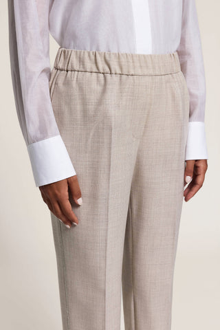 Viscose wool trousers