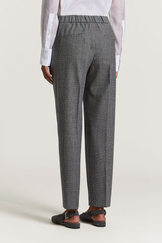 Viscose wool trousers