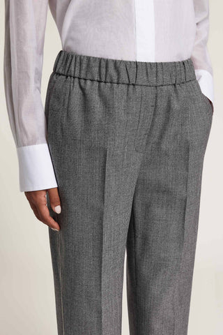 Viscose wool trousers