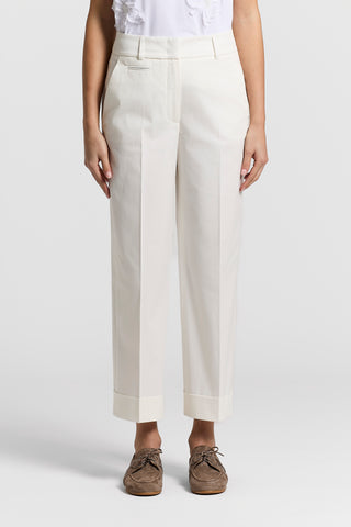 Lightweight cotton gabardine trousers