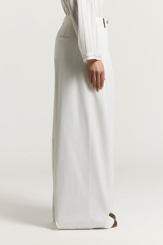 Pantalon en gabardine de coton