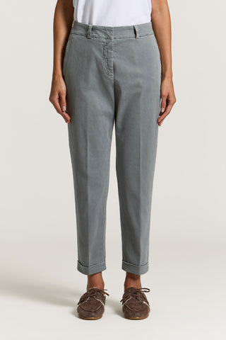 Pantalon en gabardine de coton