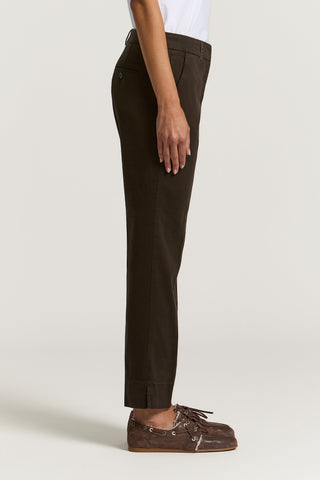 Zigarettenhose aus Baumwollgabardine
