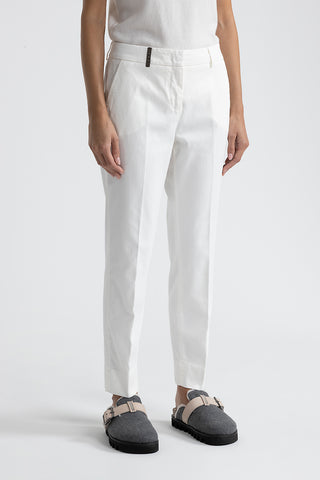 Iconic 4718 cotton silk gabardine and tencel trousers  