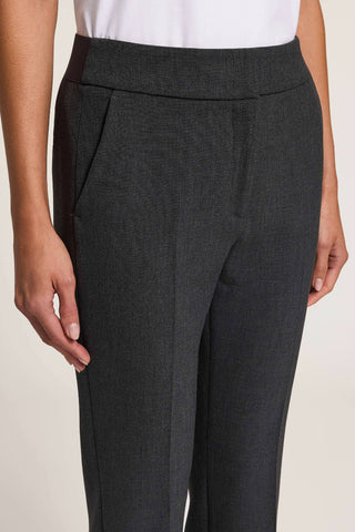 Cropped flared trousers