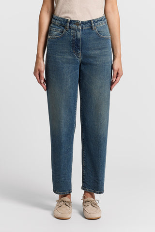 Regular-fit stonewash jeans