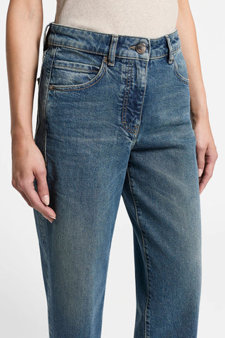 Regular-fit stonewash jeans