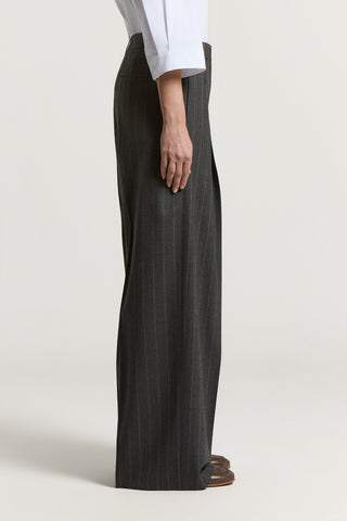 Pantalon en flanelle de laine