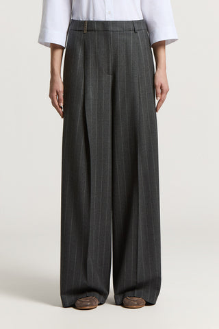 Pantalon en flanelle de laine