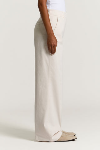 Pantalon en gabardine de coton