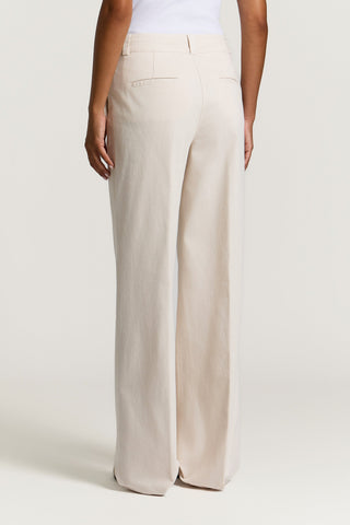 Pantalon en gabardine de coton