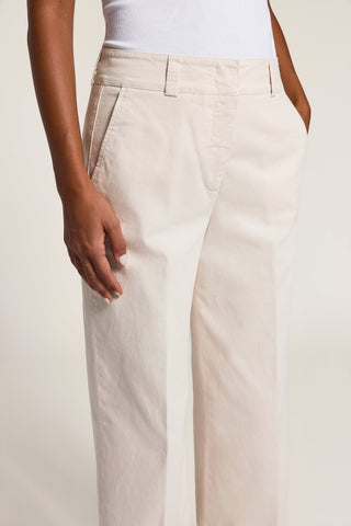 Pantalon en gabardine de coton
