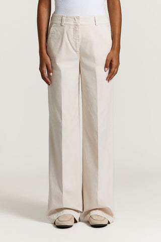 Pantalon en gabardine de coton