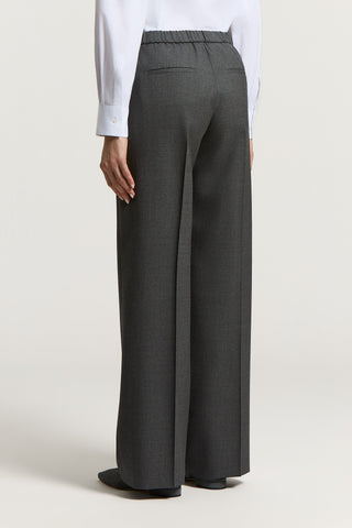 Pantalon en gabardine de laine