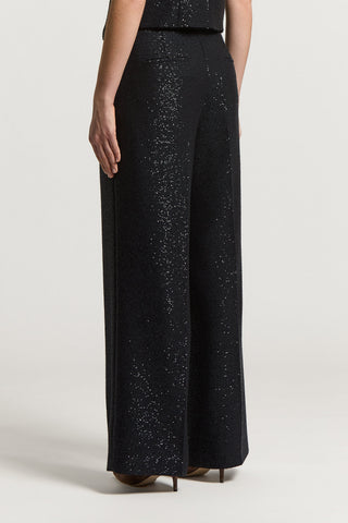 Pantalon en micropaillettes sur base de laine