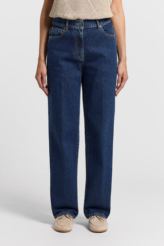 Regular-fit stonewash jeans