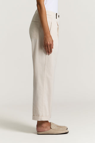 Pantalón de gabardina de algodón