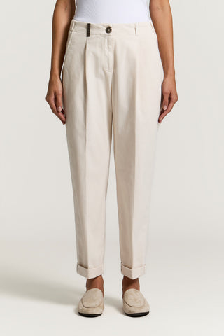 Pantalón de gabardina de algodón