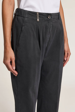 Pantalón de gabardina de algodón