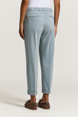 Cotton gabardine trousers