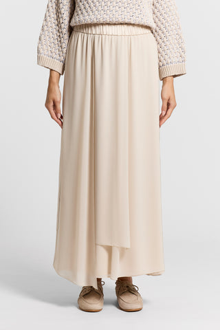 Light crepe skirt