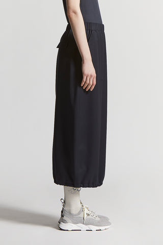 Pure wool gabardine skirt