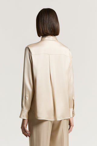 Viscose satin shirt