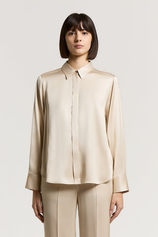 Viscose satin shirt