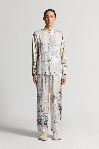 Viscose satin shirt