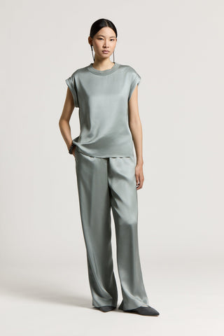 Viscose satin top