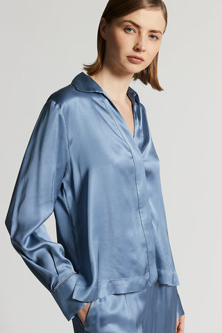 Viscose satin shirt
