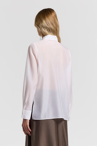 Silk and cotton organza shirt