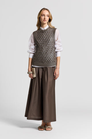 Silk and cotton organza shirt